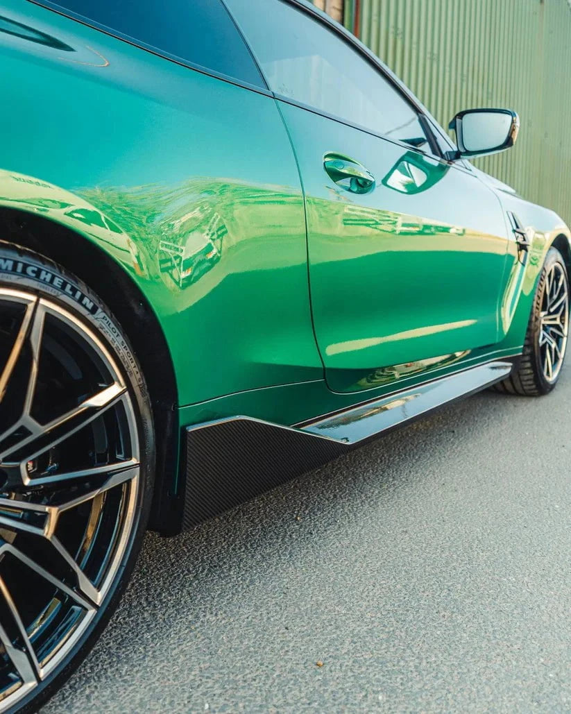 Kies-Motorsports TRE BMW G80 M3 & G82 M4 Pre-Preg Carbon Fiber Performance Side Skirts by TRE (2021+)