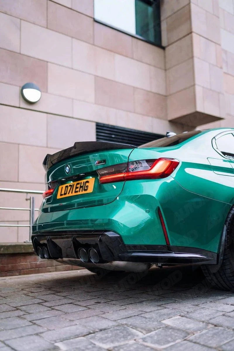 Kies-Motorsports TRE BMW M3 G80 & BMW 3 Series G20 Pre-Preg Carbon Fiber Ducktail Rear Spoiler