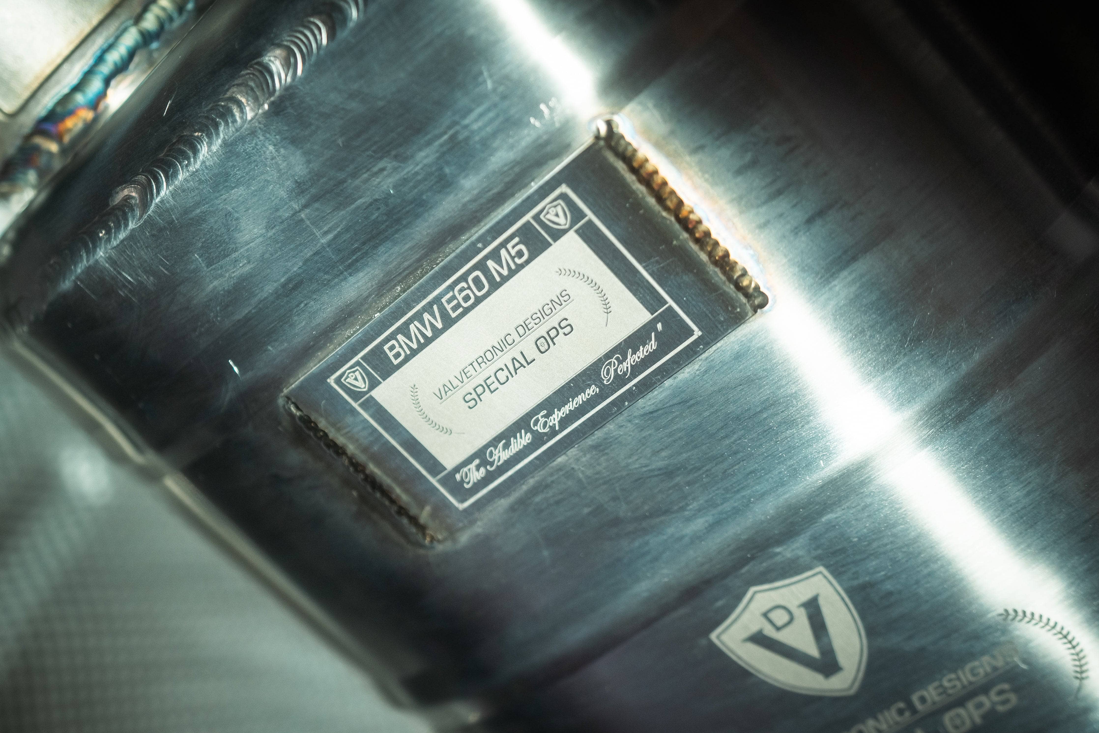 Kies-Motorsports Valvetronic Designs BMW E60 M5 Valved Sport Exhaust System