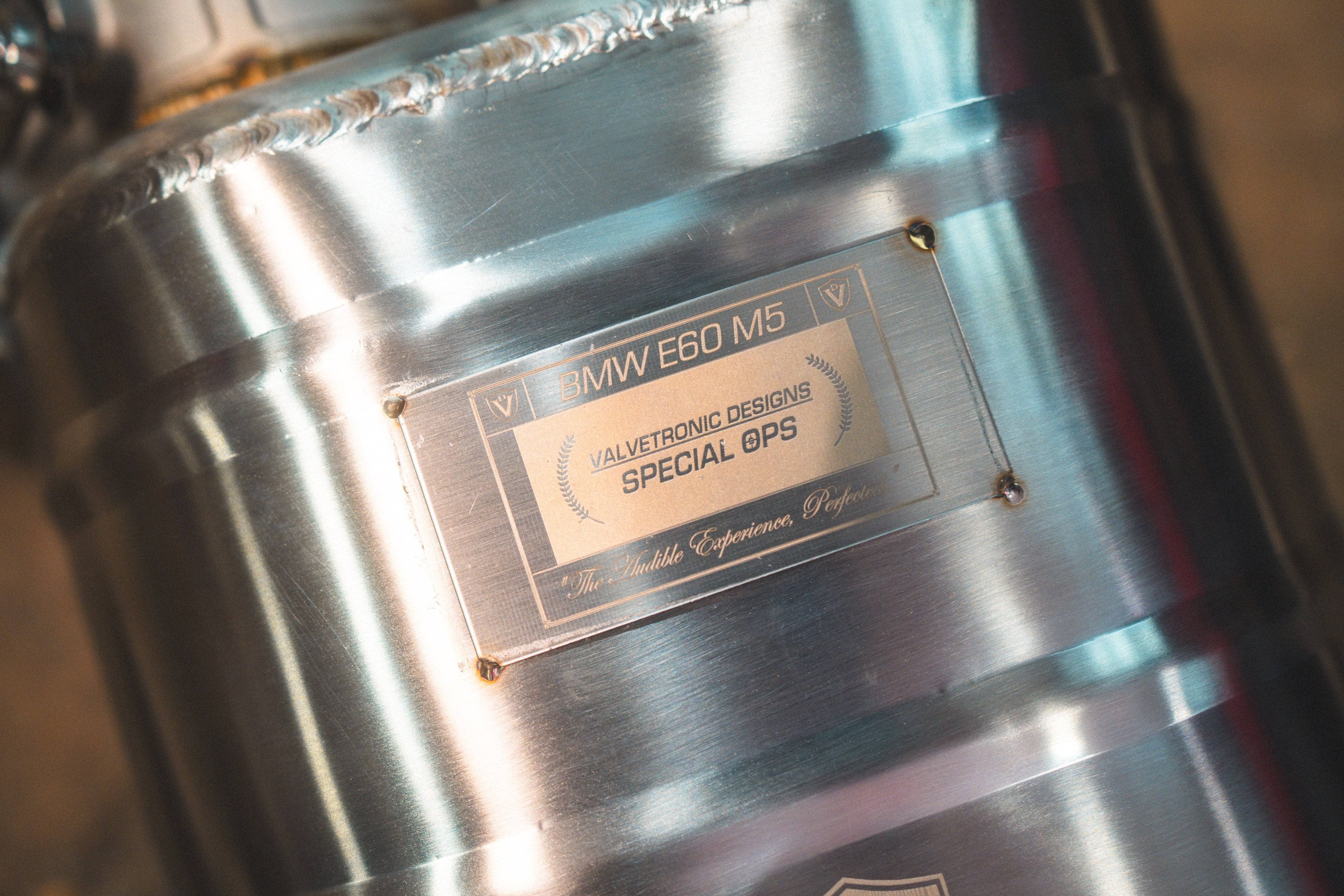 Kies-Motorsports Valvetronic Designs BMW E60 M5 Valved Sport Exhaust System