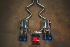 Kies-Motorsports Valvetronic Designs BMW E9x M3 Valved Sport Exhaust System (V2) AXLEBACK ONLY / (4) BURNT (3.5" OUTLET)