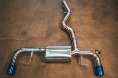 Kies-Motorsports Valvetronic Designs BMW G20/G22 330i/430i Valved Axleback Exhaust System Burnt