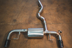 Kies-Motorsports Valvetronic Designs BMW G20/G22 330i/430i Valved Axleback Exhaust System Forged Carbon