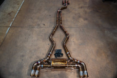 Kies-Motorsports Valvetronic Designs BMW G20/G22/G26 M340i/M440i Valved Sport Exhaust System (4) Brushed Steel (3.5 Outlet) / Grade 5 Titanium