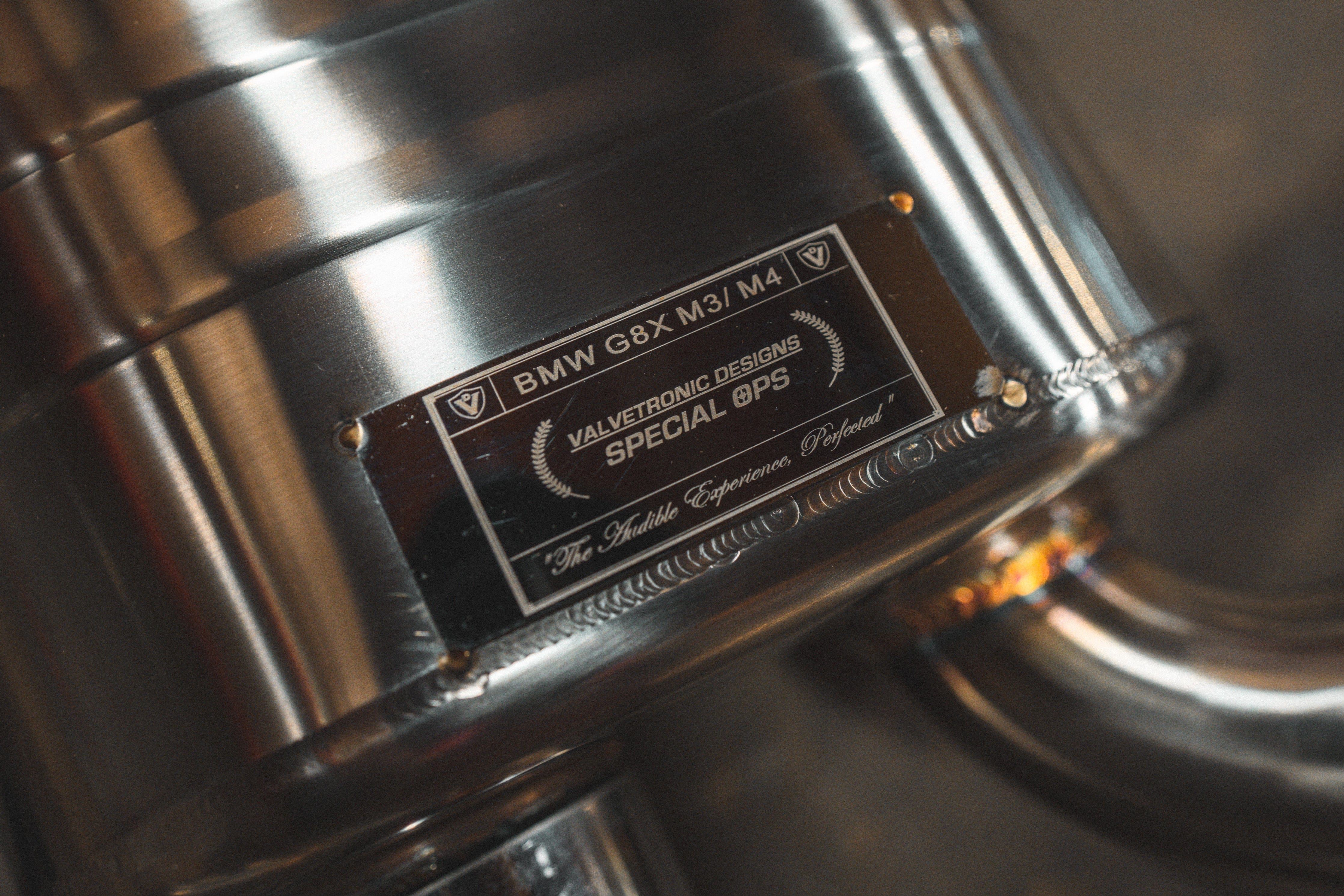 Kies-Motorsports Valvetronic Designs BMW G8x M3 / M4 Valved Sport Exhaust System