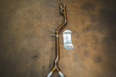 Kies-Motorsports Valvetronic Designs BMW G8x M3 / M4 Valved Sport Exhaust System EQUAL LENGTH MIDPIPE (Select No Tips) / GRADE 5 TITANIUM / NO EXHAUST TIPS (MIDPIPE)