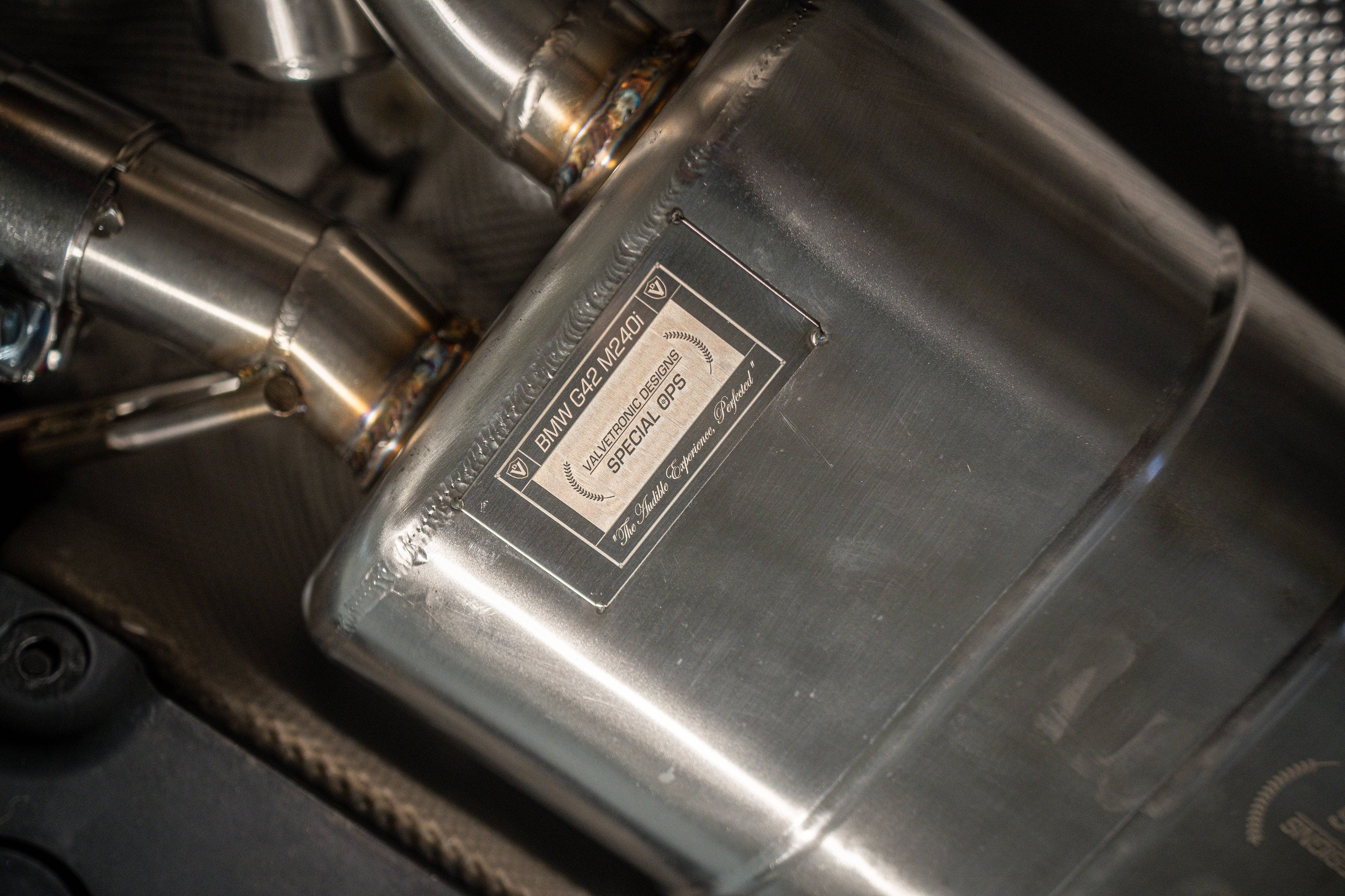 Kies-Motorsports Valvetronic Designs BMW M240i G42 Valved Sport Exhaust System