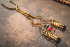 Kies-Motorsports Valvetronic Designs BMW M3 E9x V2 Valved Race Exhaust System (GOLD)