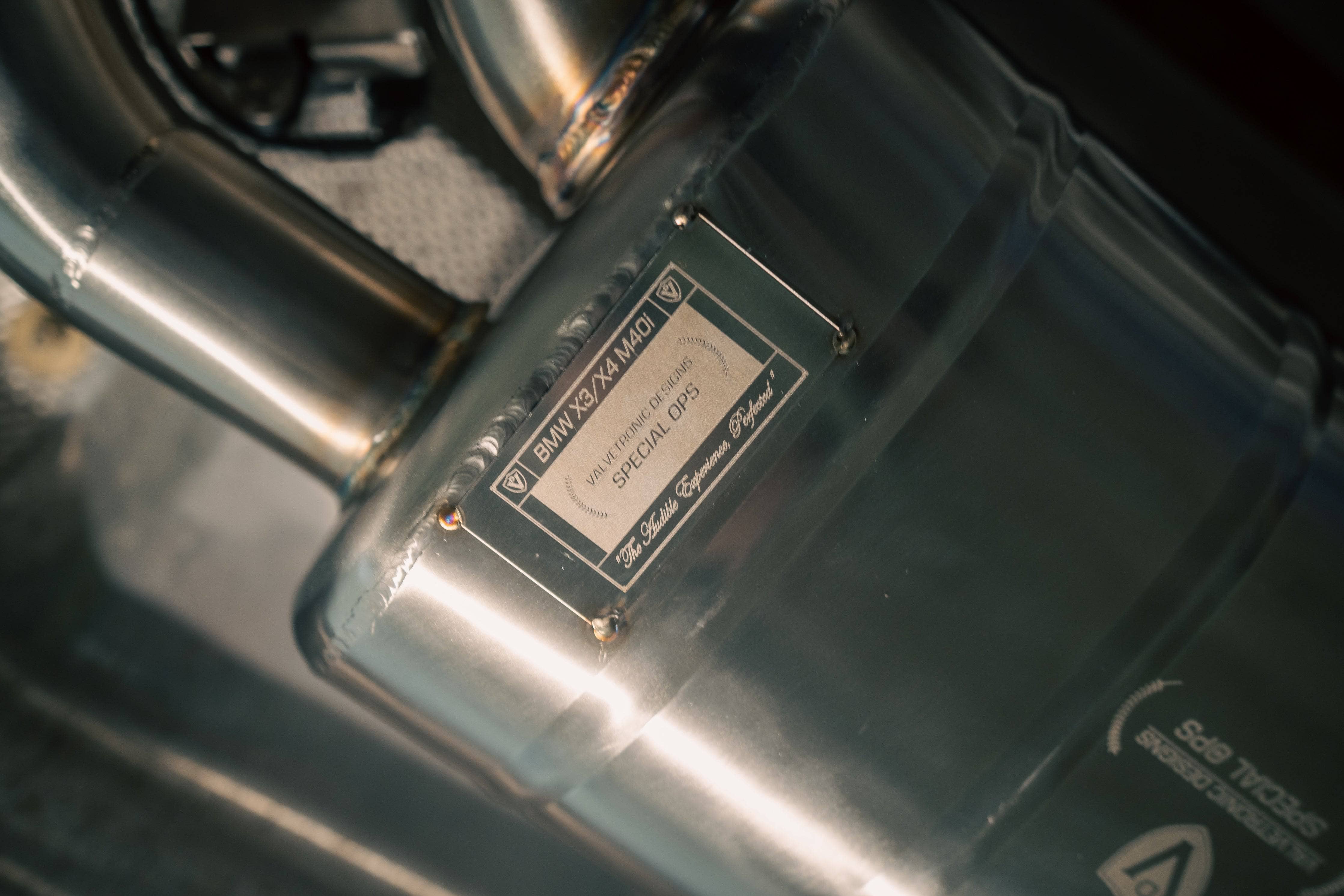 Kies-Motorsports Valvetronic Designs BMW X3 / X4 M40i Valved Sport Exhaust System