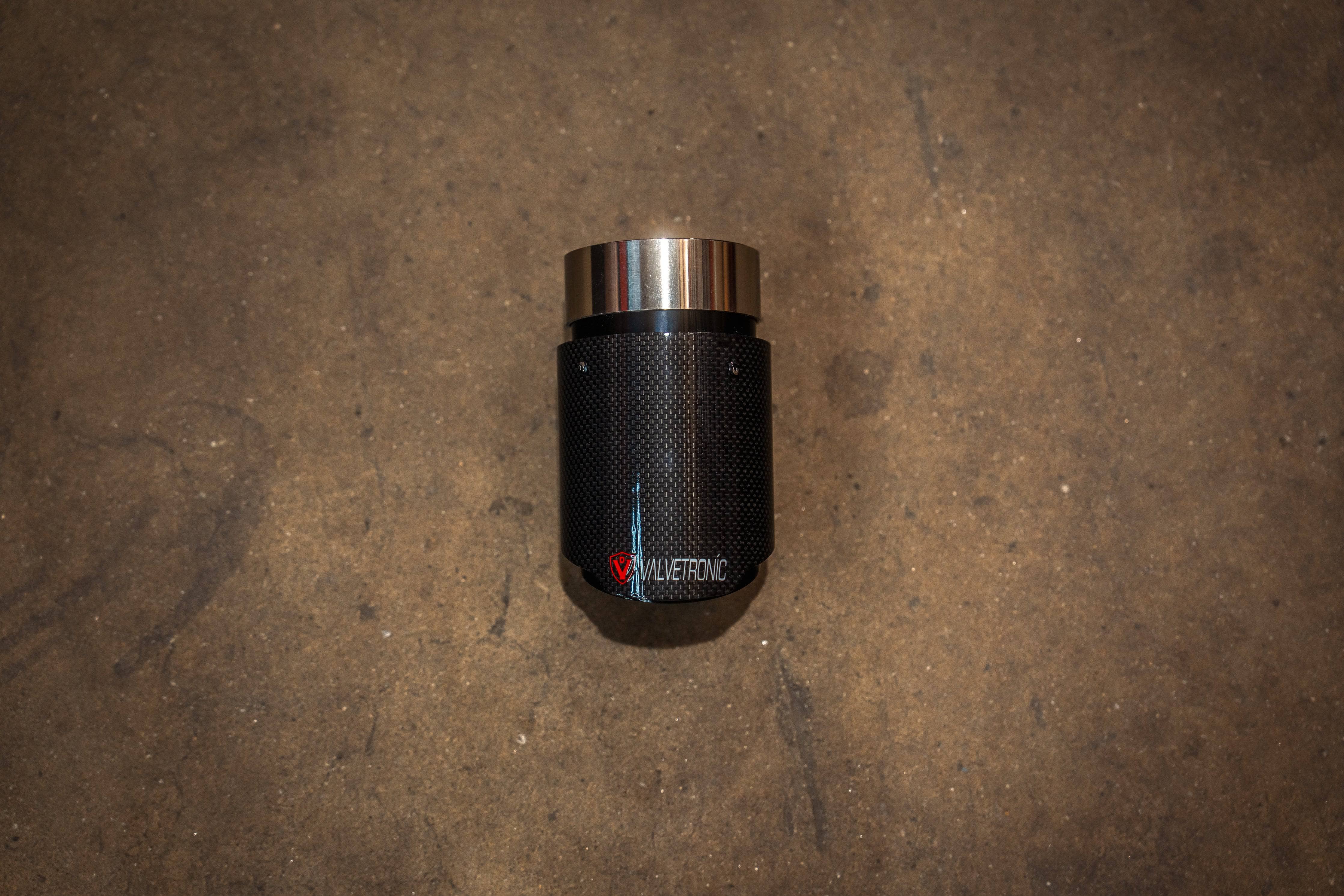 Kies-Motorsports Valvetronic Designs Valvetronic Designs Exhaust Tips (SINGLES) 3.0 / 76MM / Carbon Fiber 1x1