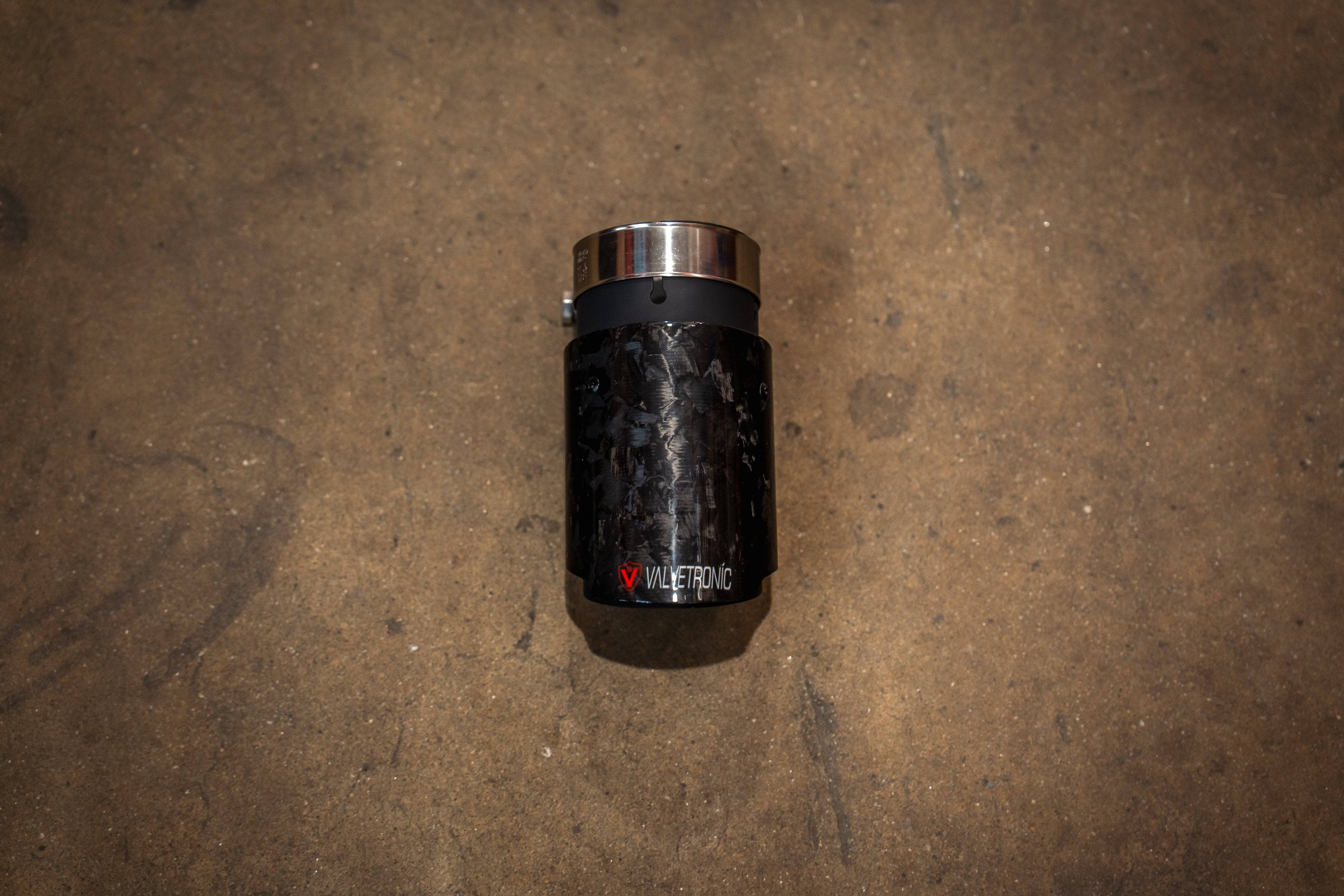 Kies-Motorsports Valvetronic Designs Valvetronic Designs Exhaust Tips (SINGLES) 3.0 / 76MM / Forged Carbon Fiber