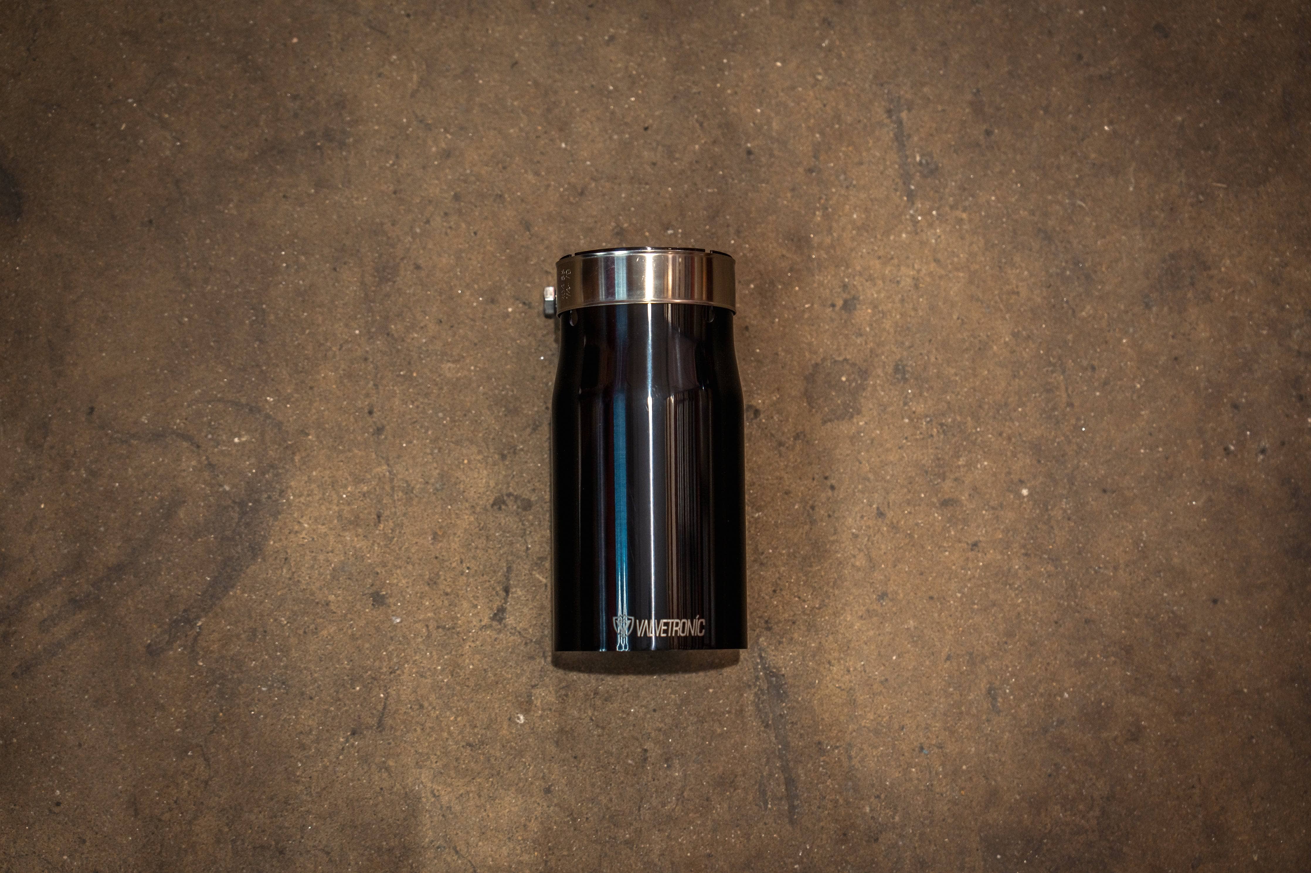 Kies-Motorsports Valvetronic Designs Valvetronic Designs Exhaust Tips (SINGLES) 3.0 / 76MM / Single Wall Black