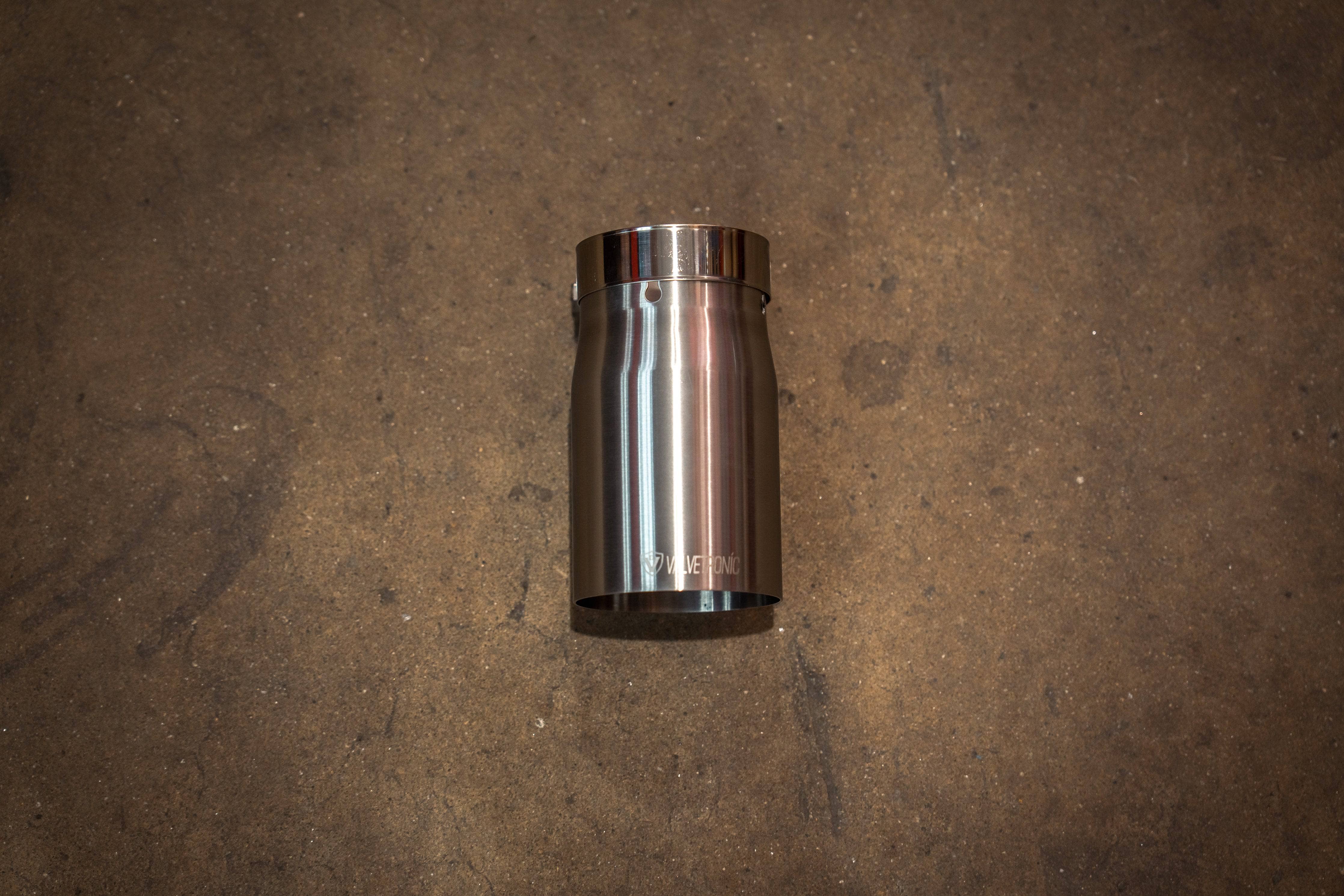 Kies-Motorsports Valvetronic Designs Valvetronic Designs Exhaust Tips (SINGLES) 3.0 / 76MM / Single Wall Brushed Steel