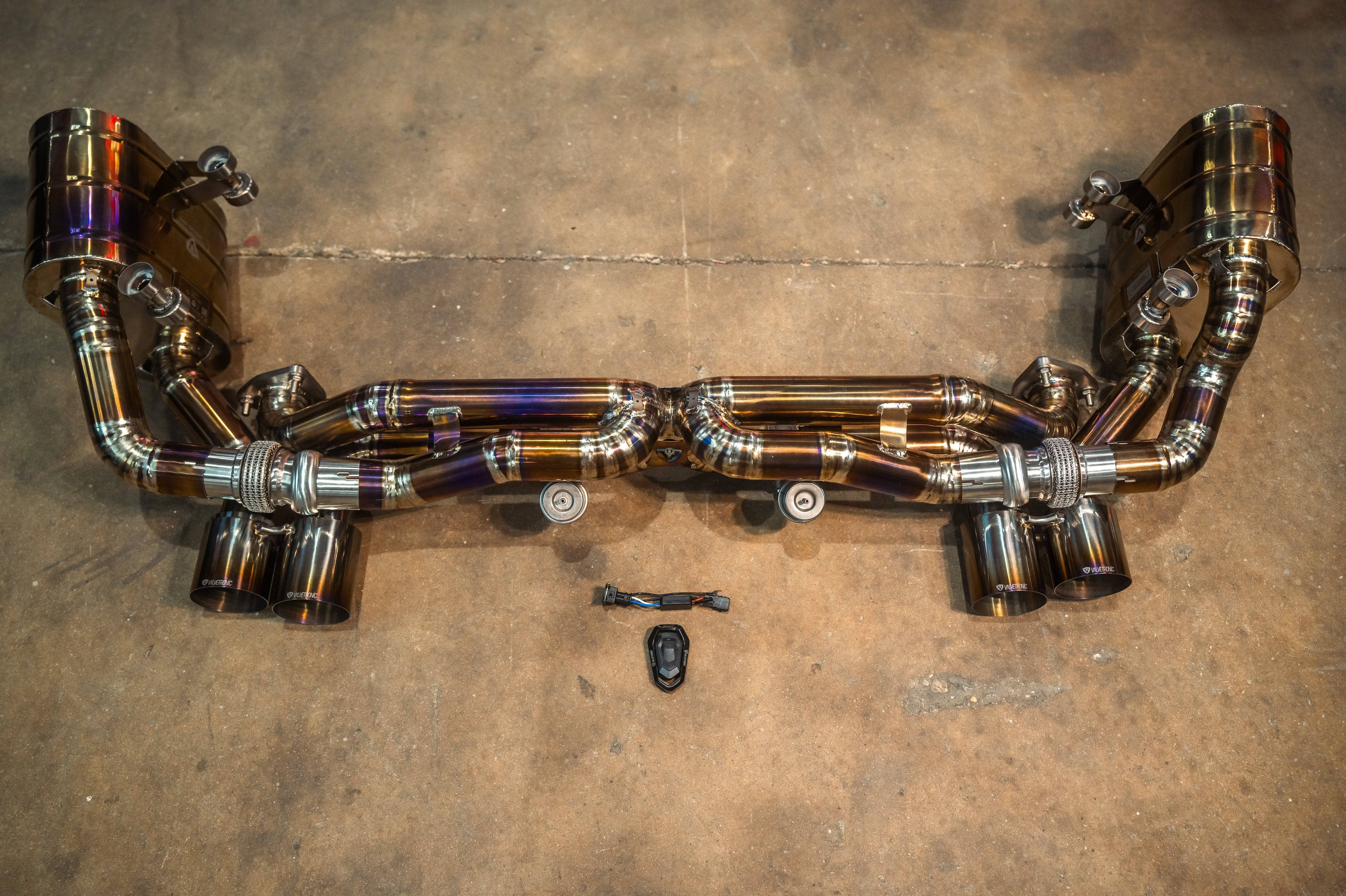 Kies-Motorsports Valvetronic Designs Valvetronic Valved Sport Exhaust System for Porsche 911 Carrera / S / GTS (991.1) SPORT CATBACK SYSTEM ONLY / Grade 5 Titanium