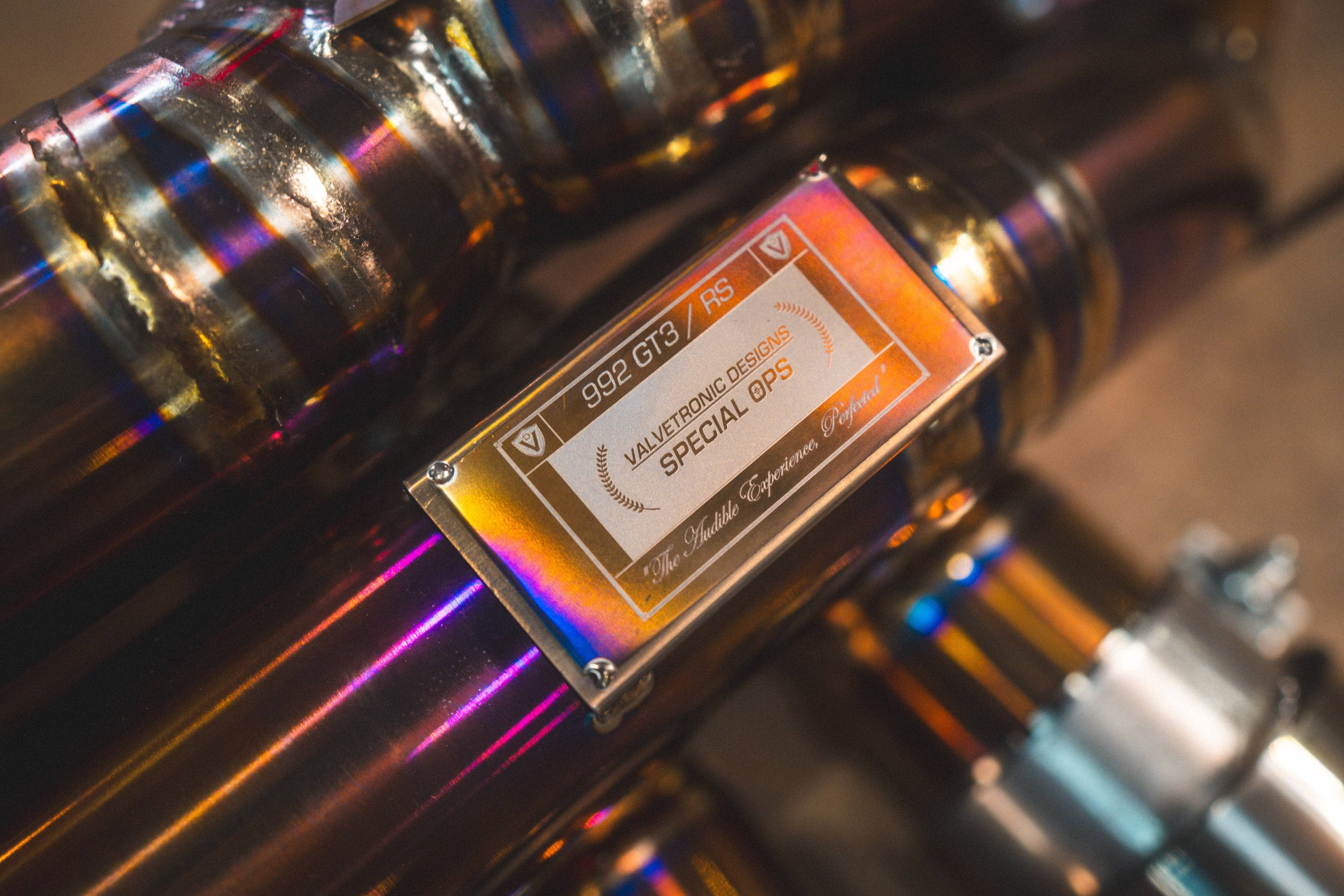 Kies-Motorsports Valvetronic Designs Valvetronic Valved Sport Exhaust System for Porsche 992 GT3/RS