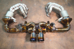 Kies-Motorsports Valvetronic Designs Valvetronic Valved Sport Exhaust System for Porsche 992 GT3/RS Valved Package / '+ RACE Free Flow headers / Grade 5 titanium