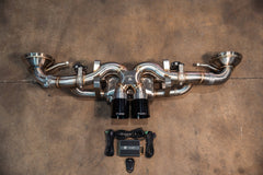 Kies-Motorsports Valvetronic Designs Valvetronic Valved Sport Exhaust System for Porsche 992 GT3/RS Valved Package / Sport Catback System Only / Brushed T304 Stainless Steel