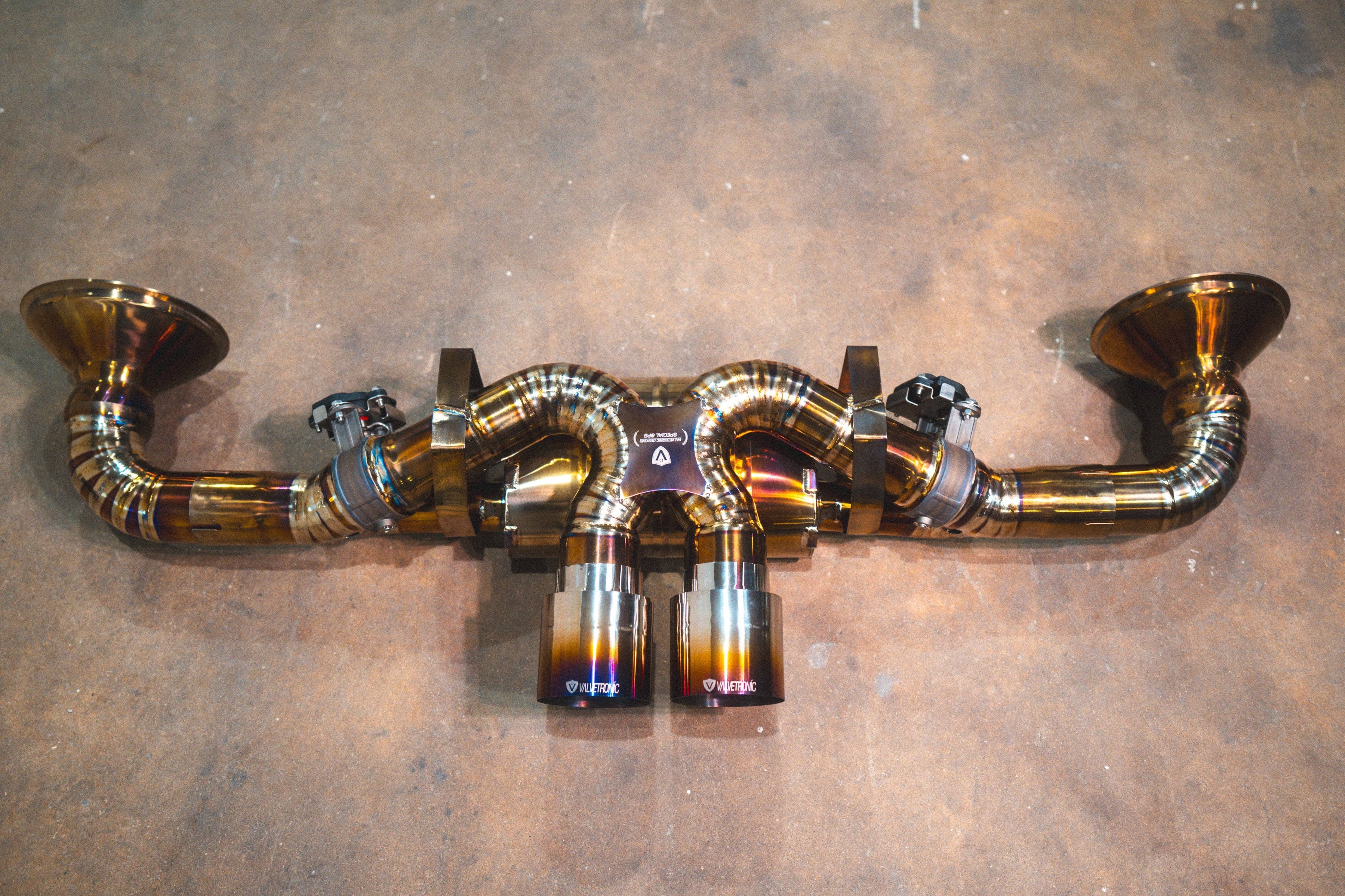 Kies-Motorsports Valvetronic Designs Valvetronic Valved Sport Exhaust System for Porsche 992 GT3/RS Valved Package / Sport Catback System Only / Grade 5 titanium