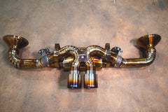 Kies-Motorsports Valvetronic Designs Valvetronic Valved Sport Exhaust System for Porsche 992 GT3/RS Valved Package / Sport Catback System Only / Grade 5 titanium