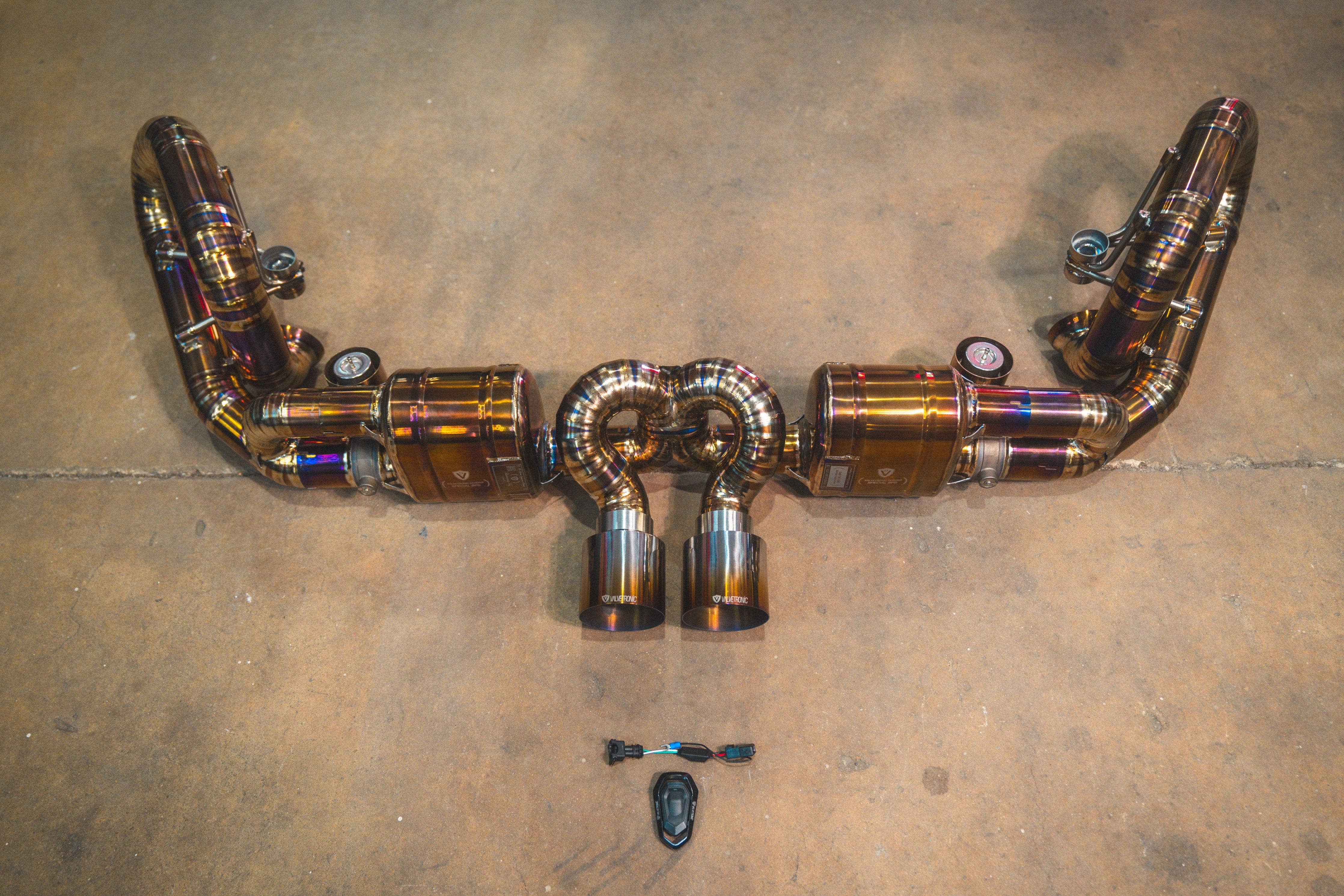 Kies-Motorsports Valvetronic Designs Valvetronic Valved Sport Exhaust System for Porsche GT3 991.1 / 991.2 SPORT CATBACK SYSTEM ONLY / Titanium