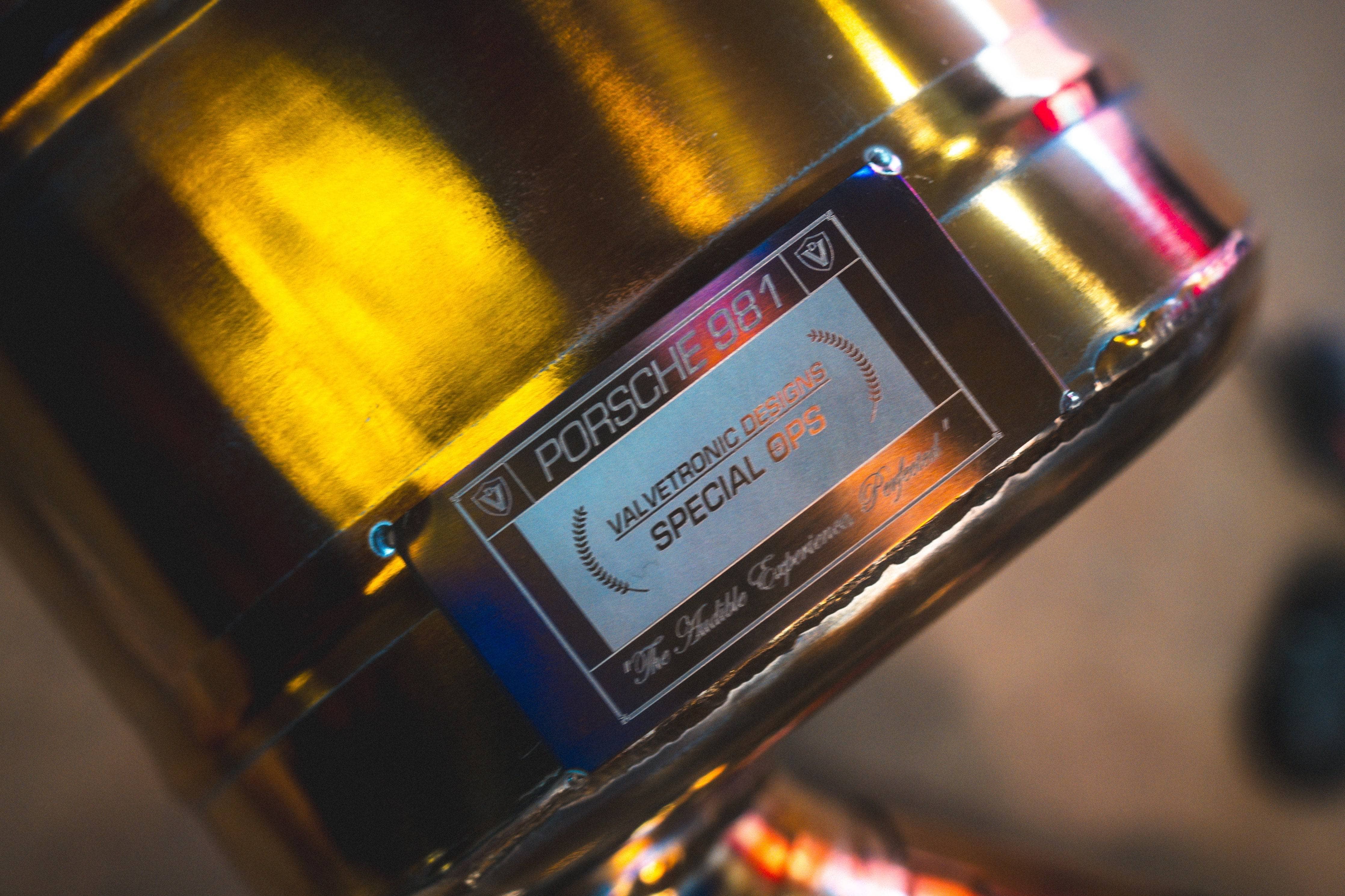 Kies-Motorsports Valvetronic Designs Valvetronic Valved Sport Exhaust System forPorsche Boxster/Cayman 981