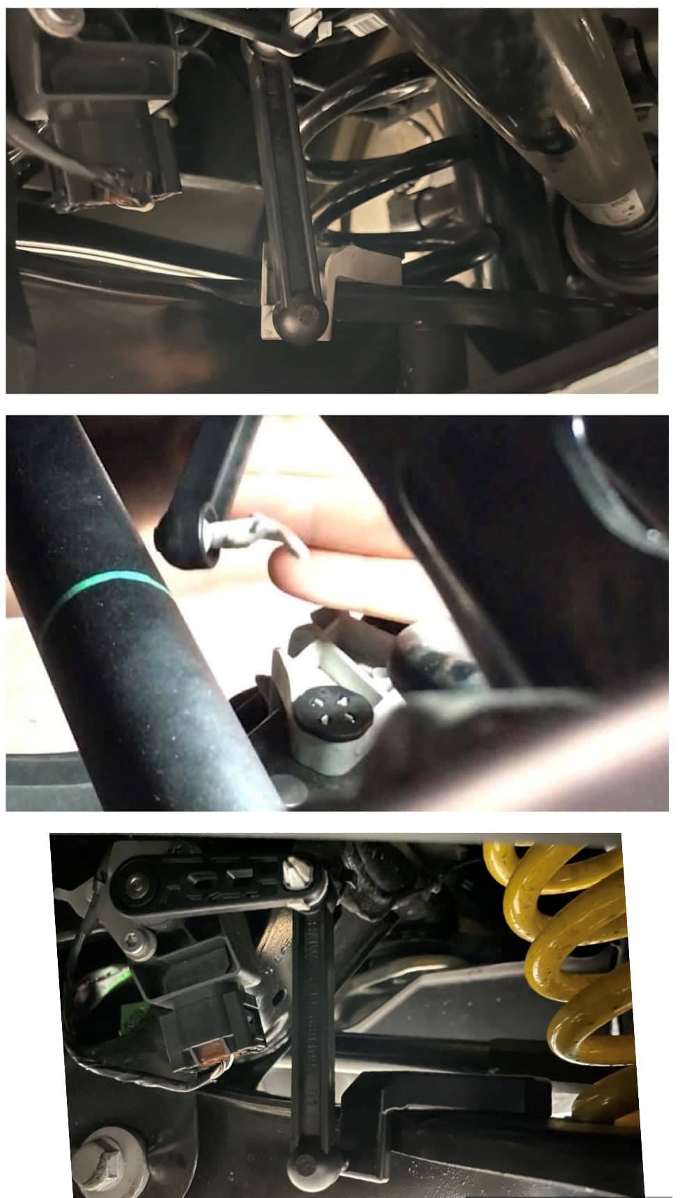 Kies-Motorsports Visconti Tuning Billet Rear Ride Height Sensor Bracket - Toyota GR Supra A90 A91 / BMW G20 G29