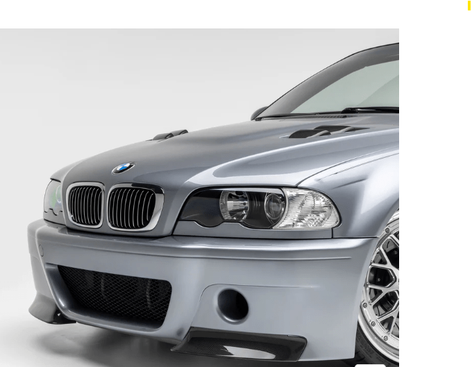 Kies-Motorsports Vorsteiner VORSTEINER BMW E46 M3 V-CSL Aero Rear Diffuser Carbon Fiber PP 1x1 Glossy Carbon Fiber PP 1X1 Glossy