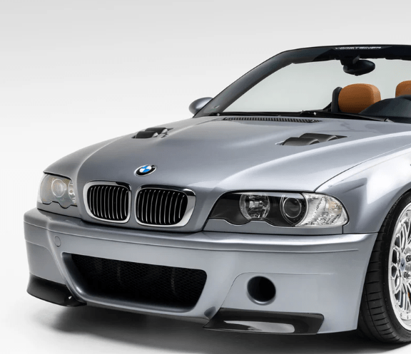 Kies-Motorsports Vorsteiner VORSTEINER BMW E46 M3 V-CSL Aero Rear Diffuser Carbon Fiber PP 1x1 Glossy Carbon Fiber PP 1X1 Glossy