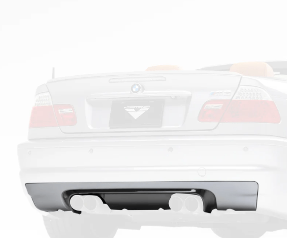 Kies-Motorsports Vorsteiner VORSTEINER BMW E46 M3 V-CSL Aero Rear Diffuser Carbon Fiber PP 1x1 Glossy Carbon Fiber PP 1X1 Glossy
