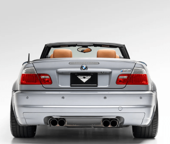 Kies-Motorsports Vorsteiner VORSTEINER BMW E46 M3 V-CSL Aero Rear Diffuser Carbon Fiber PP 1x1 Glossy Carbon Fiber PP 1X1 Glossy