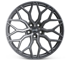 Kies-Motorsports Vossen Vossen HF-2 20x10 / 5x120 / ET45 / Deep Face / 72.56 - Tinted Matte Gunmetal Wheel