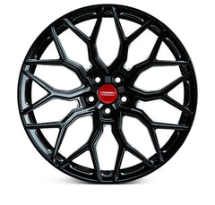 Kies-Motorsports Vossen Vossen HF-2 24x10 / 5x130 / ET15 / Deep Face / 84.1 - Gloss Black Wheel