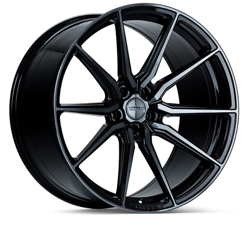 Kies-Motorsports Vossen Vossen HF-3 22x9 / 5x112 / ET32 / Flat Face / 66.5 - Double Tinted - Gloss Black Wheel