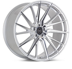 Kies-Motorsports Vossen Vossen HF-4T 22x9 / 5x120 / ET30 / Flat Face / 72.56 - Silver Polished - Right Wheel