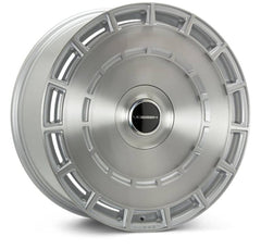 Kies-Motorsports Vossen Vossen HF-9 24x10 - 5x112 - ET5 - Deep - 66.5 - Silver Brushed Wheel
