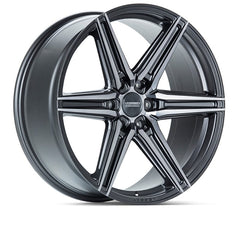 Kies-Motorsports Vossen Vossen HF6-2 20x9.5 / 6x139.7 / ET15 / Deep Face / 106.1 - Tinted Matte Gunmetal Wheel