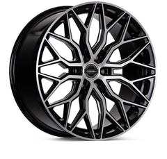 Kies-Motorsports Vossen Vossen HF6-3 22x9.5 / 6x135 / ET20 / Deep Face / 87.1 - Brushed Gloss Black Wheel