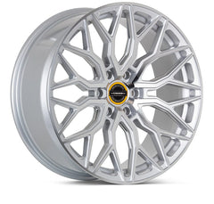 Kies-Motorsports Vossen Vossen HF6-3 24x10 / 6x135 / ET25 / Deep Face / 87.1 - Silver Polished Wheel
