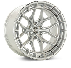 Kies-Motorsports Vossen Vossen HFX-1 20x10 / 6x139.7 BP / ET-18 / 106.1 CB / Super Deep - Silver Polished Wheel