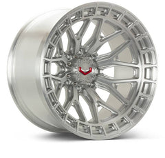 Kies-Motorsports Vossen Vossen LCX-02 22x10 - 8x180 - ET18 - Super Deep - 124.3 - Brushed Gloss Clear Wheel