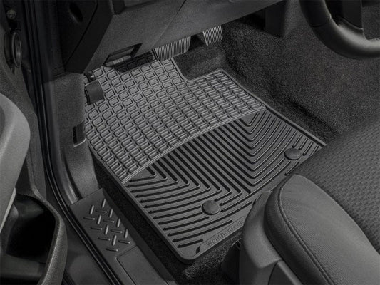 Kies-Motorsports WeatherTech WeatherTech 03-10 Porsche Cayenne Front Rubber Mats - Black