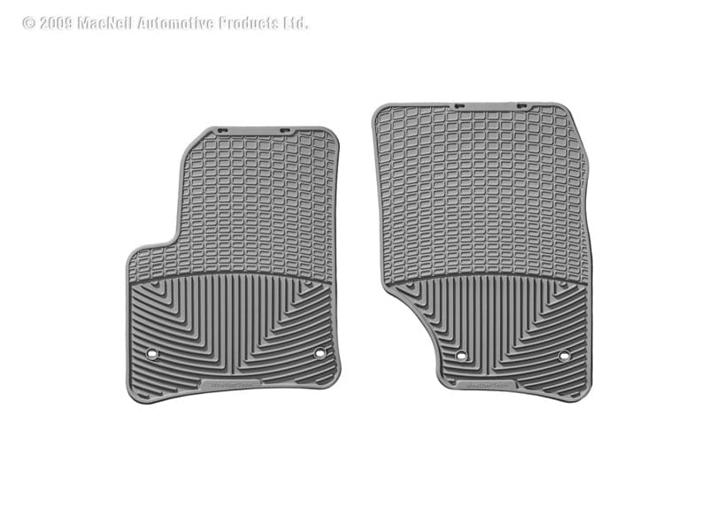 Kies-Motorsports WeatherTech WeatherTech 03-10 Porsche Cayenne Front Rubber Mats - Grey