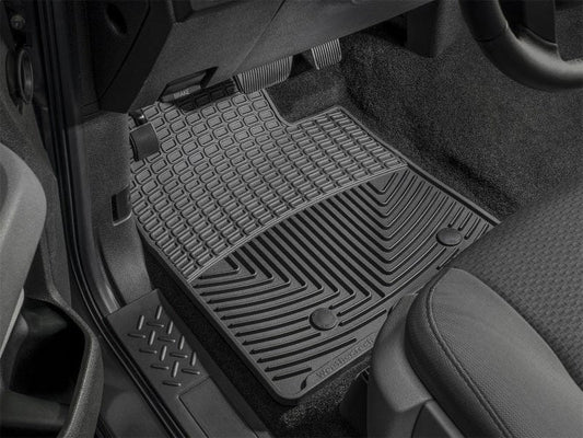 Kies-Motorsports WeatherTech WeatherTech 04+ BMW X3 Front Rubber Mats - Black
