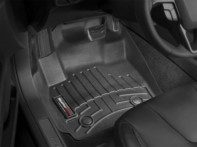Kies-Motorsports WeatherTech WeatherTech 10+ BMW 5-Series Front FloorLiner - Black
