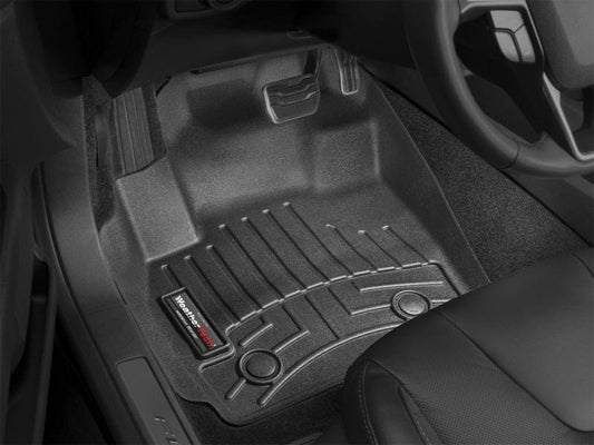 Kies-Motorsports WeatherTech WeatherTech 10+ BMW 5-Series Front FloorLiner - Black