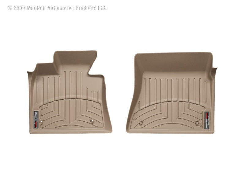 Kies-Motorsports WeatherTech WeatherTech 10+ BMW 5-Series Front FloorLiner - Tan