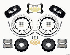 Kies-Motorsports Wilwood Wilwood AERO6 Front Hat Kit 14.00 Drilled 2007-2011 BMW E90 Series w/Lines