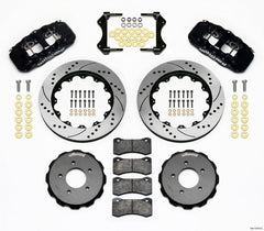 Kies-Motorsports Wilwood Wilwood AERO6 Front Hat Kit 14.00 Drilled 99-06 BMW E46