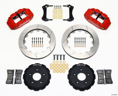 Kies-Motorsports Wilwood Wilwood Narrow Superlite 6R Front Hat Kit 13.06in Red Backdraft Cobra (BMW E36 Based)