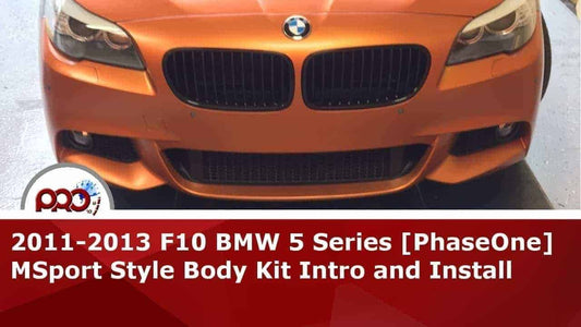 BMW F10 M Sport Style Body Kit Installation Video! - Kies Motorsports